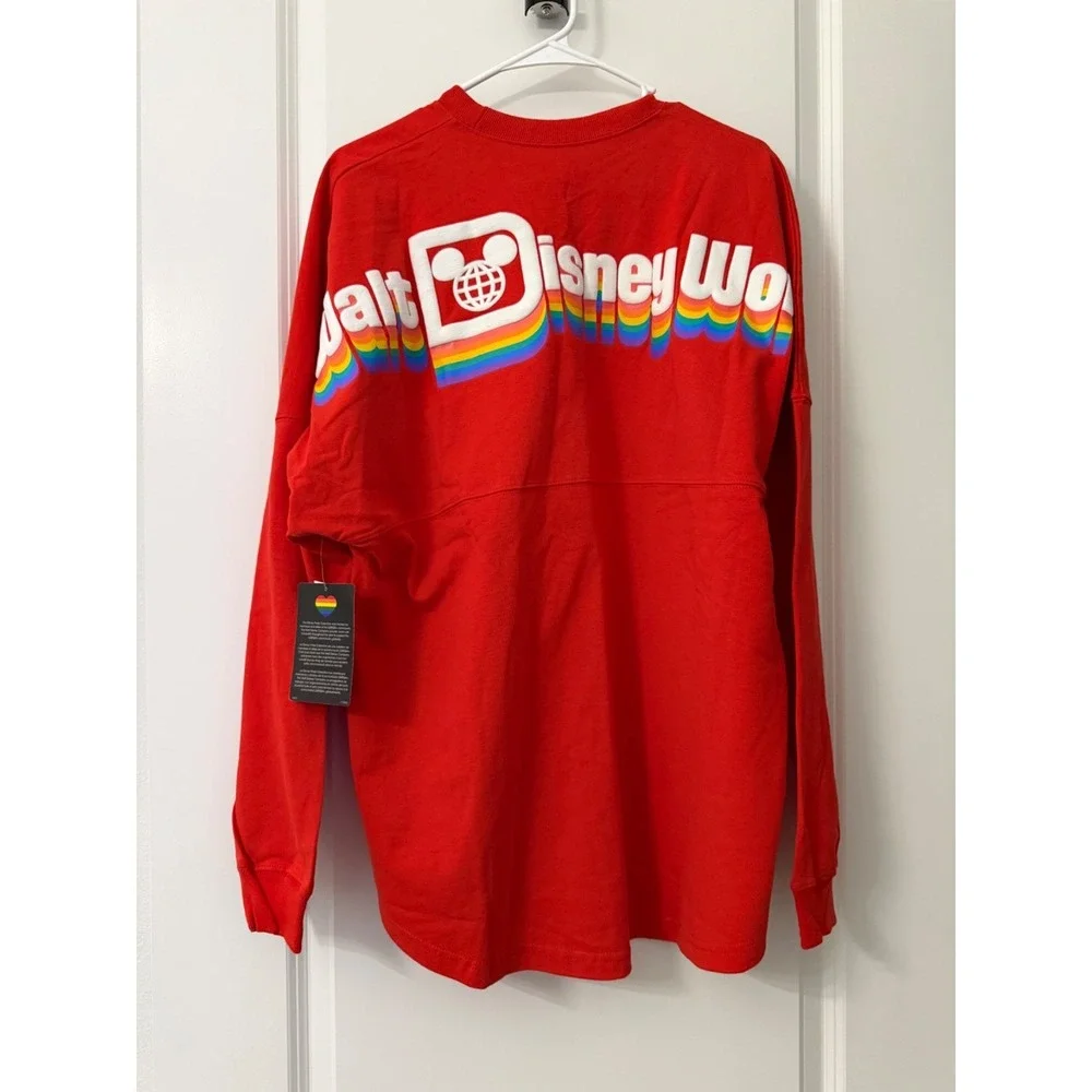 WALT DISNEY WORLD/RAINBOW PRIDE SPIRIT JERSEY/RED/L SIZE/WDWRSJL061226